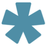 Teal asterick